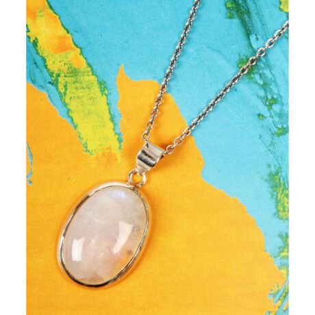 ホワイトラブラドライト楕円ネックレス ワイスチャーム Wythecharm ファッション通販 マルイウェブチャネル Cb001 291 07 01