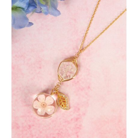 サクラピンク k14gf クリア花 ガラスリーフネックレス ワイスチャーム Wythecharm ファッション通販 マルイウェブチャネル Cb002 066 04 01 サクラピンク k14gf クリア花 ガラスリーフネックレス ワイスチャーム Wythecharm ファッション通販 マルイウェブチャネル Cb002 066 04 01