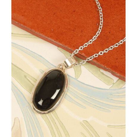 フランス一点もの オニキス楕円ネックレス ワイスチャーム Wythecharm ファッション通販 マルイウェブチャネル