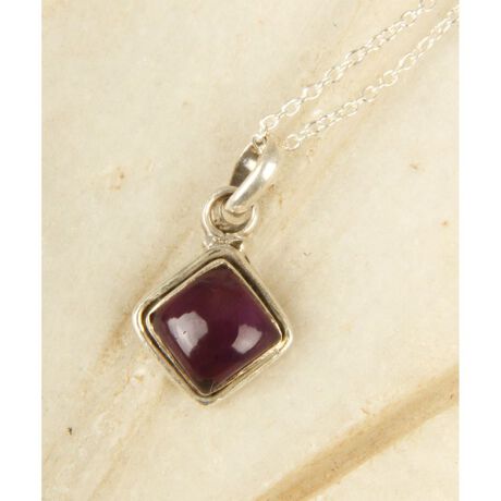 フランス一点もの】アメジストひし形二重ネックレス | マルイウェブ  