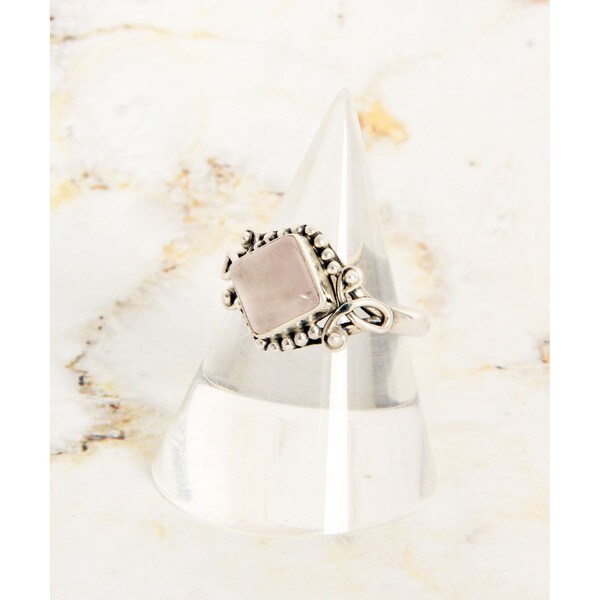 K10イエローゴールド ネコリング　ローズクォーツ/ ツモリチサト ジュエリー ツモリチサト ジュエリー K10イエローゴールド ネコリング<ローズクォーツ>