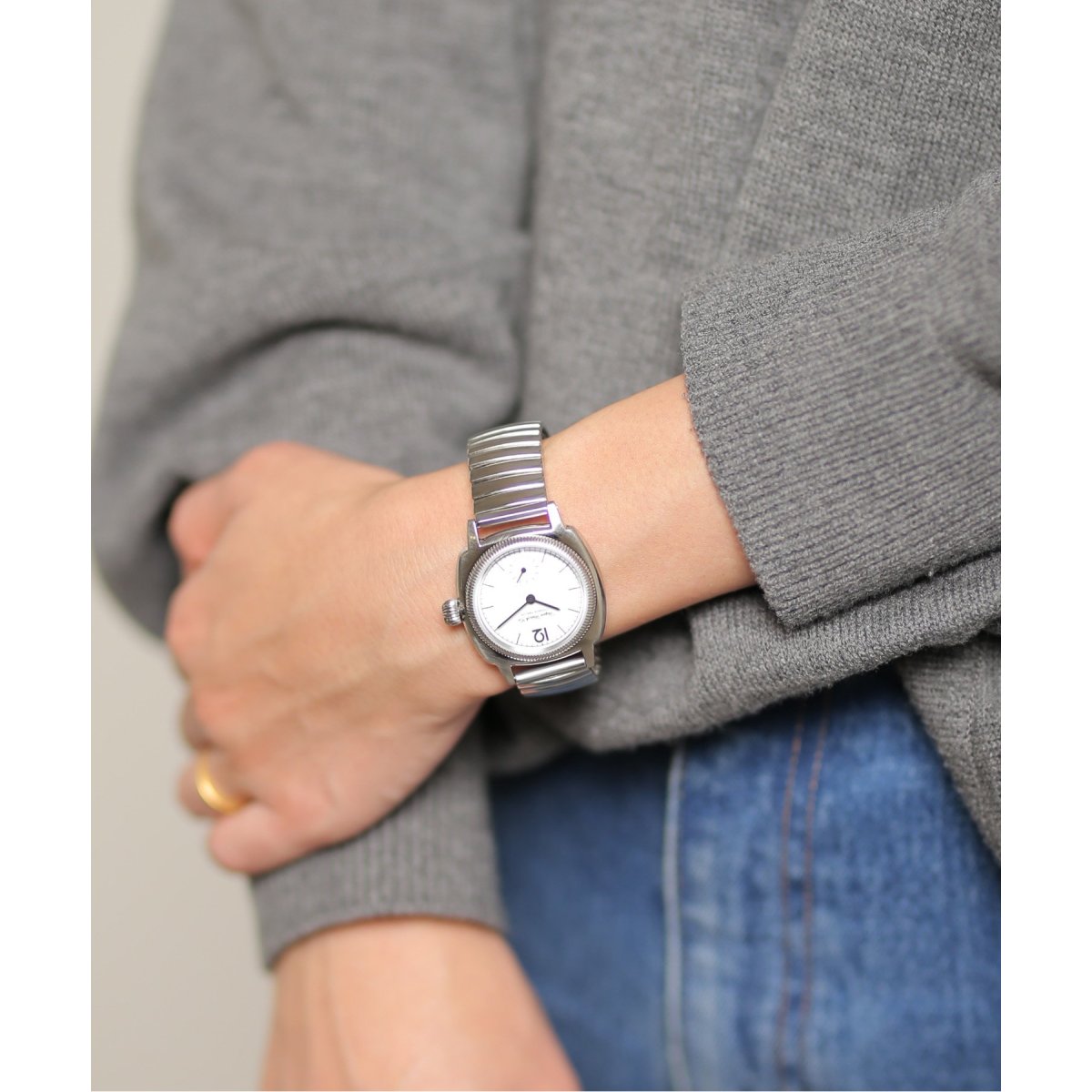 追加予約》【VAGUE WATCH/ヴァーグウォッチ】 Coussin 12 Extension Silver 32mm | ヒロブ(HIROB) |  マルイウェブチャネル