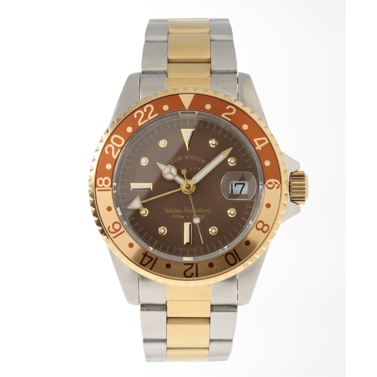 追加予約》【VAGUE WATCH/ヴァーグウォッチ】 BRWN GMT コンビ 40mm