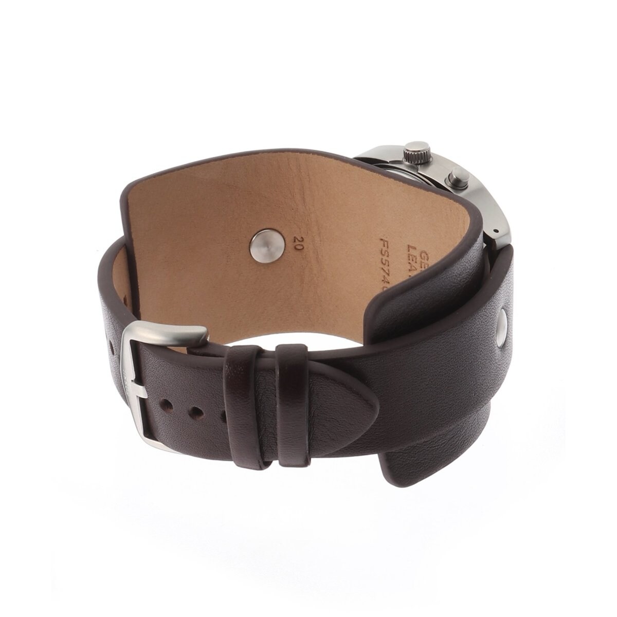 【最終値下げ！！】BIG TIC ブラウン レザーウォッチ　FS5740【美品】 FOSSIL BIG TIC FS5740 40mm【 ウォッチ 】 | ヒロブ(HIROB