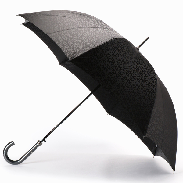 ミラショーン雨傘（ジャンプ傘）【耐風傘/グラス骨】ロゴ/ジャガード 