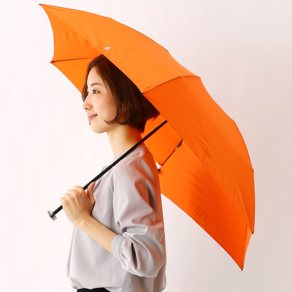 雨傘（３つ折り/折りたたみ/ミニ）【軽量/カーボン骨】無地/ワン