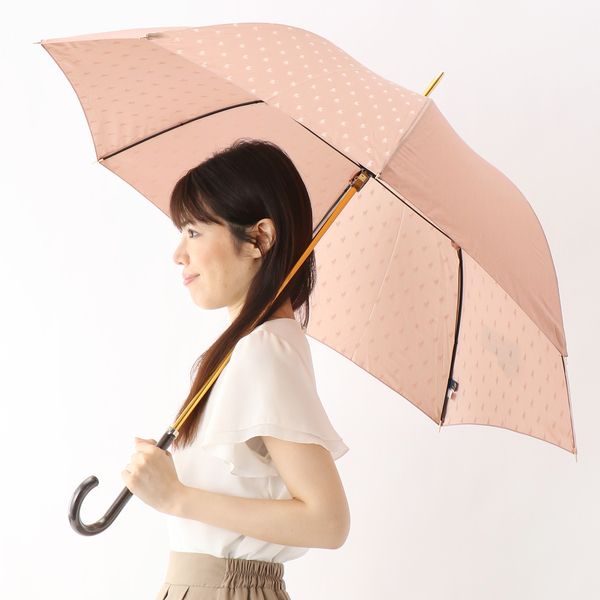 雨傘（長傘）【日本製/カラバリ】ロゴ/ジャガード（レディース