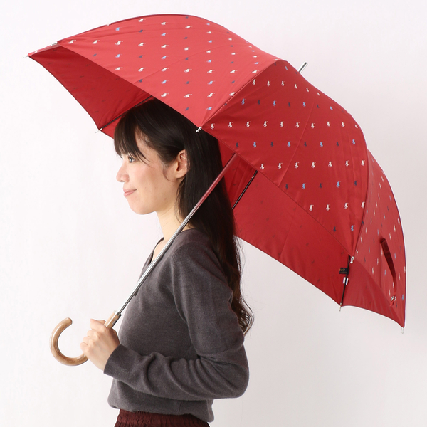 雨傘（長傘）【軽量/日本製】PP/ロゴ（レディース） | ポロ ラルフ ...