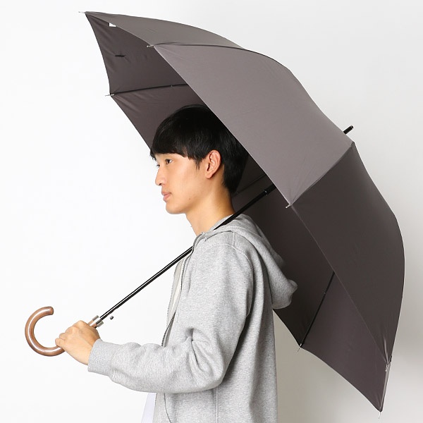 雨傘【ジャンプタイプ／長傘／ワンタッチ】無地／シンプル（メンズ