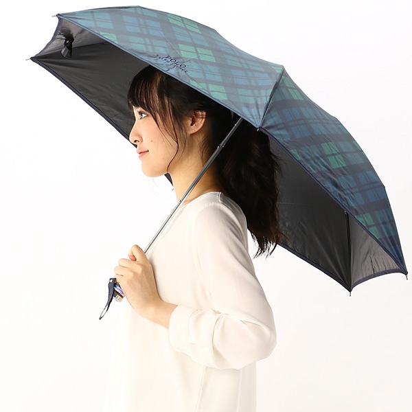 日傘（3段折りたたみ／ミニ／晴雨兼用／大きめ）【遮光＆UV遮蔽率99