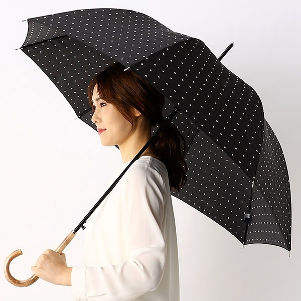 新品　ラルフローレン　長傘　雨傘　ドット　レッド