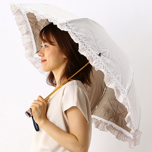 日傘（折りたたみ3つ折り／晴雨兼用）【遮光＆UV遮蔽率99％以上／遮熱