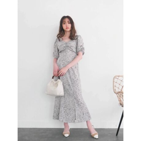 バックベルトギャザーロングワンピース リップサービス Lipservice ファッション通販 マルイウェブチャネル Cb002 740 53 01