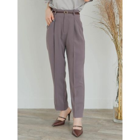 ナローベルト付ハイウエストタックパンツ リップサービス Lipservice ファッション通販 マルイウェブチャネル ナローベルト付ハイウエストタックパンツ リップサービス Lipservice ファッション通販 マルイウェブチャネル