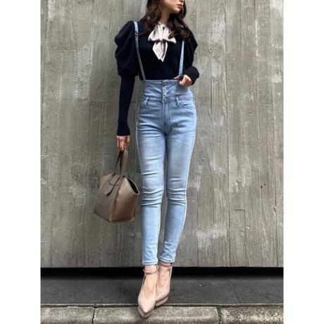 サス付きhwスキニーデニムパンツ リップサービス Lipservice ファッション通販 マルイウェブチャネル