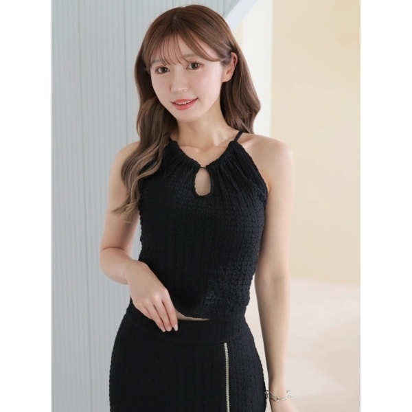 リップサービス　新品未使用　タグあり　ボリュームティアードアメスリチュニック ボリュームティアードアメスリチュニック（チュニック）｜LIPSERVICE