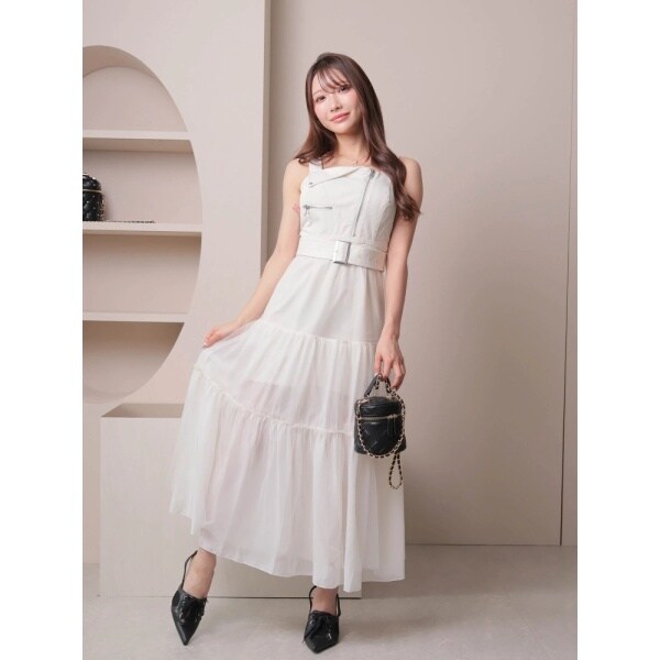 LIP SERVICE リップサービス 2wayファースリーブツイードワンピース LIP SERVICE（リップサービス）｜ 2wayファースリーブツイード