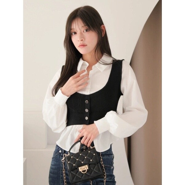 moussy ボートネックベスト　boat neck ベスト MOUSSY | BOAT NECK ベスト (その他トップス ) |SHEL'TTER WEBSTORE