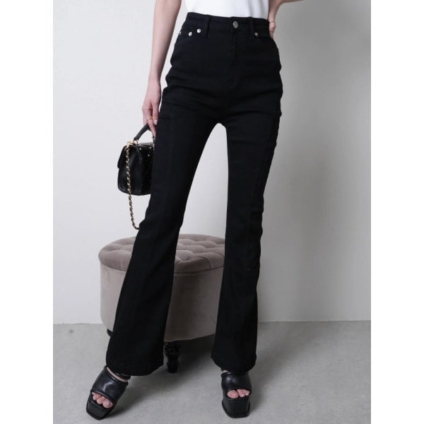 大人気！マリークワントデイジーラインのパンツ マリークワント MARY QUANT デイジーライン パンツ （ブラック