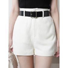 ベルト付コンパクトショートパンツ