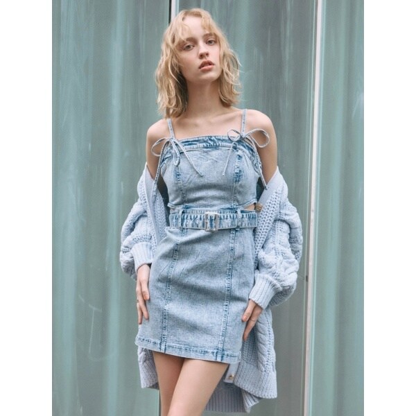 バイカラーデニムジャンパースカート | リズム(R_ISM) | マルイウェブ