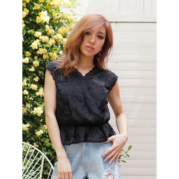 ペプラム レーストップス レースペプラムトップス｜JENNE(ジェンヌ