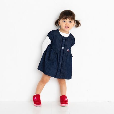 前開き デニム ワンピース ミキハウス ホットビスケッツ Mikihouse Hot Biscuits ファッション通販 マルイウェブチャネル Ca000 710 59 01