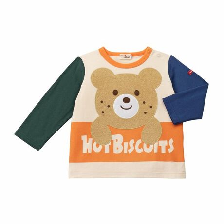 ロゴ キャラクター 長袖ｔシャツ ミキハウス ホットビスケッツ Mikihouse Hot Biscuits 73 53 570 ファッション通販 マルイウェブチャネル