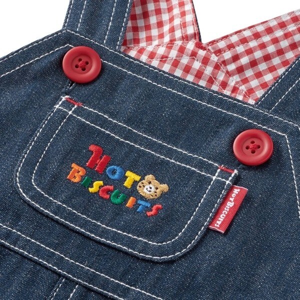 くるま刺繍 デニム オーバーオール | ミキハウス