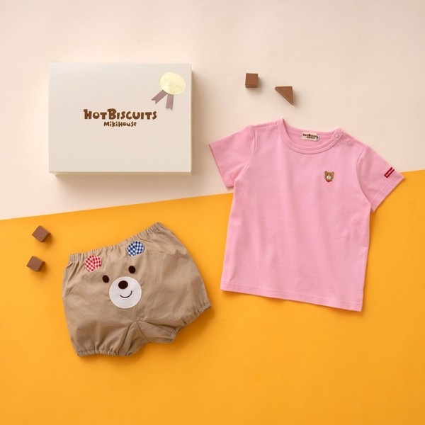 ワンポイント半袖Tシャツ＆顔ドンブルマセット【BOX付き】