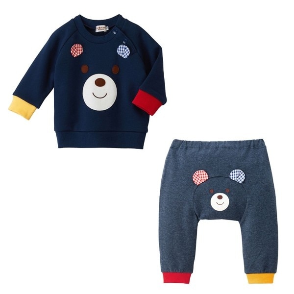 ホットビスケッツ　新品　セット　110 アウター　シャツ　トレーナー　ズボン ベビーウェアパック】トレーナー＆パンツセット | ミキハウス