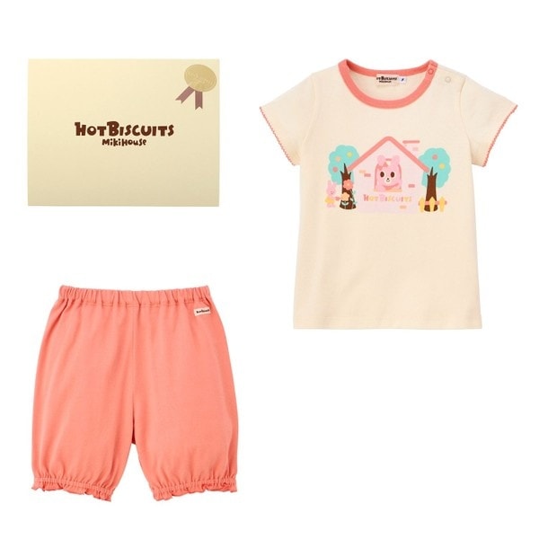 mikihouseのトレーナー&tシャツ&パンツの3点セット mikihouseのトレーナー&tシャツ&パンツの3点セット mikihouseの