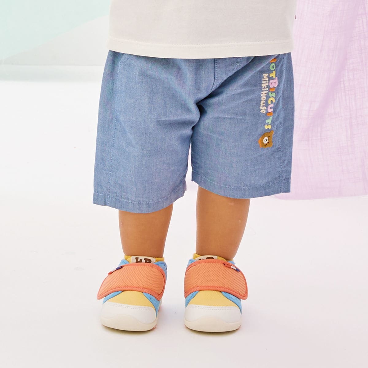 パステルロゴ 6分丈パンツ