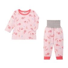 リゾートキャビット 腹巻き付き タック天竺素材 長袖パジャマ