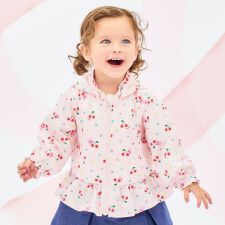 キャビット×さくらんぼ 総柄ウインドブレーカー