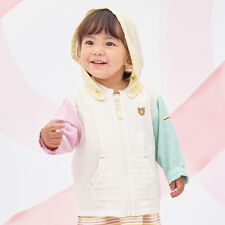 二重織ガーゼ素材 パーカー