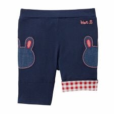 折り返しチェック 6分丈パンツ