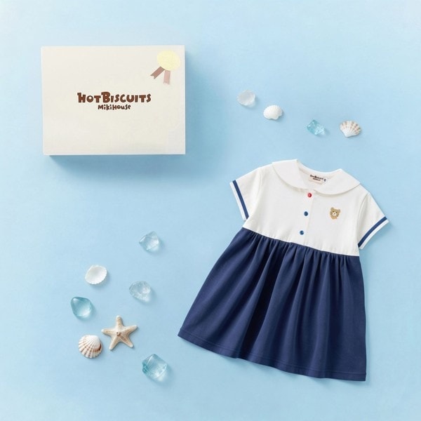 セーラーカラー ワンピース セット【BOX付き】 | ミキハウス
