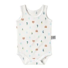 ミキハウス ホットビスケッツ(MIKIHOUSE HOT BISCUITS)のノースリーブロンパース肌着（メッシュ / 男の子 / クルマ・ヨット柄）