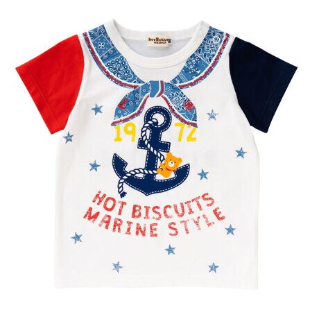 100 110cm ペイズリーマリンｔシャツ ミキハウス ホットビスケッツ Mikihouse Hot Biscuits 72 55 265b ファッション通販 マルイウェブチャネル