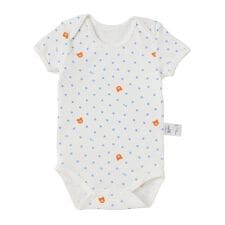 ミキハウス ホットビスケッツ(MIKIHOUSE HOT BISCUITS)のロンパース肌着（フライス / 半袖 / どうぶつ・星・マリン / 男の子）