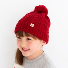 ミキハウス ホットビスケッツ(MIKIHOUSE HOT BISCUITS)のフード（ケーブルニット / シンプル ）