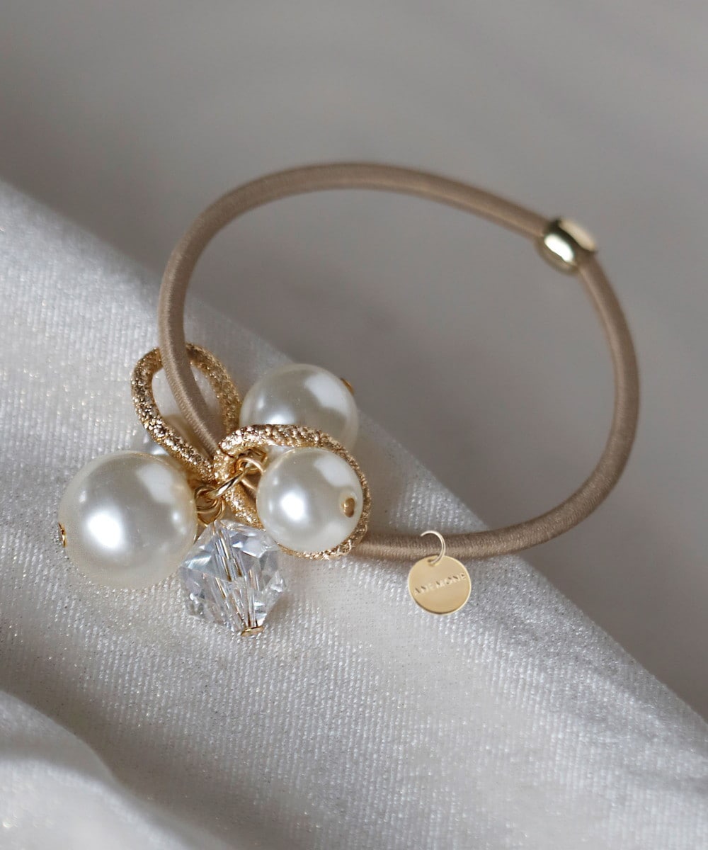 くすみカラーの連なりパールヘアゴム | アネモネ(ANEMONE) | マルイ