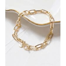 ダブルチェーンマンテルブレスレット