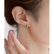 アネモネ(ANEMONE)のウェーブミニフープピアス