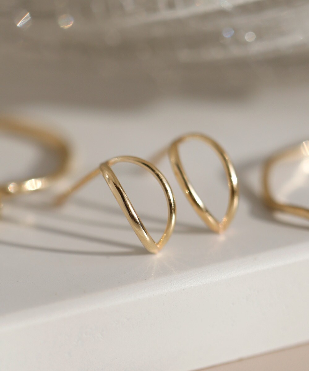 ミニフープピアス[K10] | アネモネ(ANEMONE) | マルイウェブチャネル