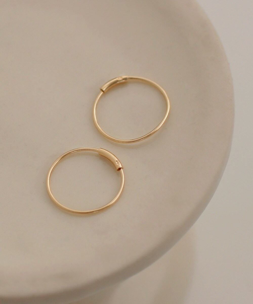 ミニフープピアス[K10] | アネモネ(ANEMONE) | マルイウェブチャネル