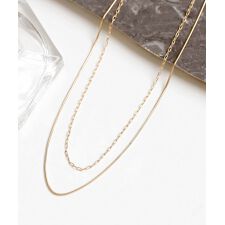 ダブルチェーンネックレス