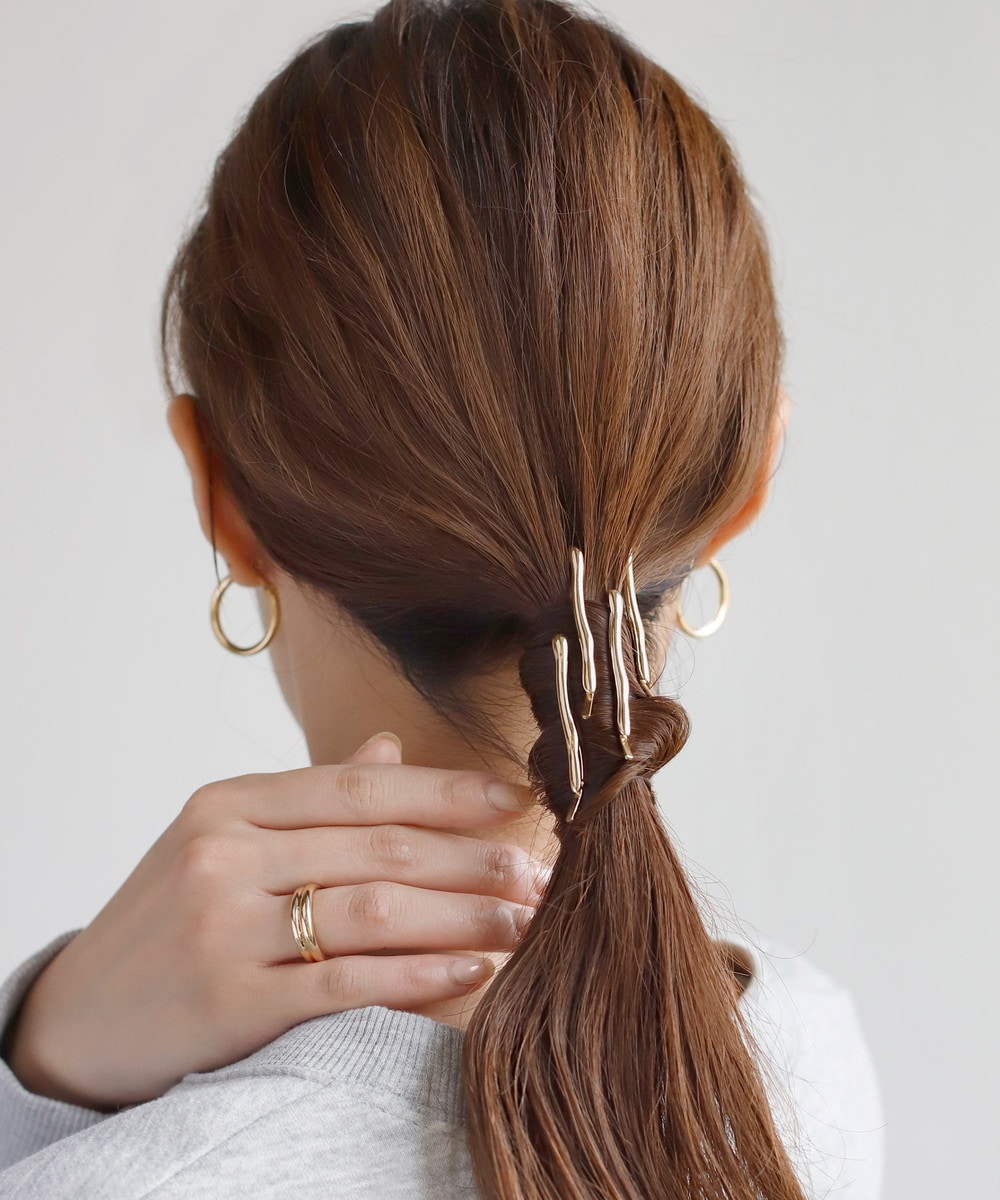 ニュアンスメタルヘアピン[4本セット]