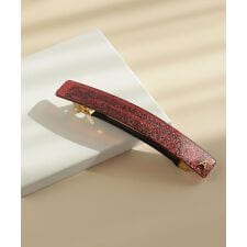 フランス製グリッターバレッタ